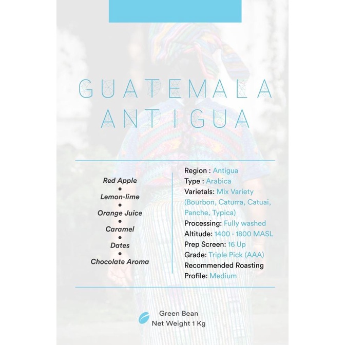 

[COD] Green Bean Arabica Guatemala Antigua 1Kg | Biji Kopi Mentah [COD]