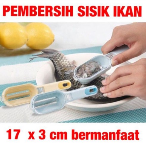 Alat pembersih pengeruk sisik ikan