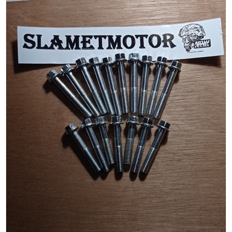 SET BAUT BAUD BLOK MESIN KHARISMA SUPRA X125 KARBU