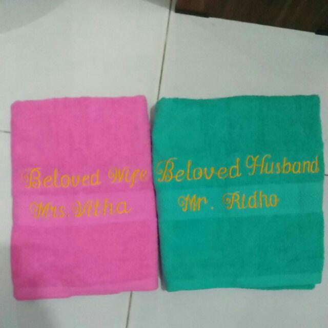 Handuk Bordir Nama