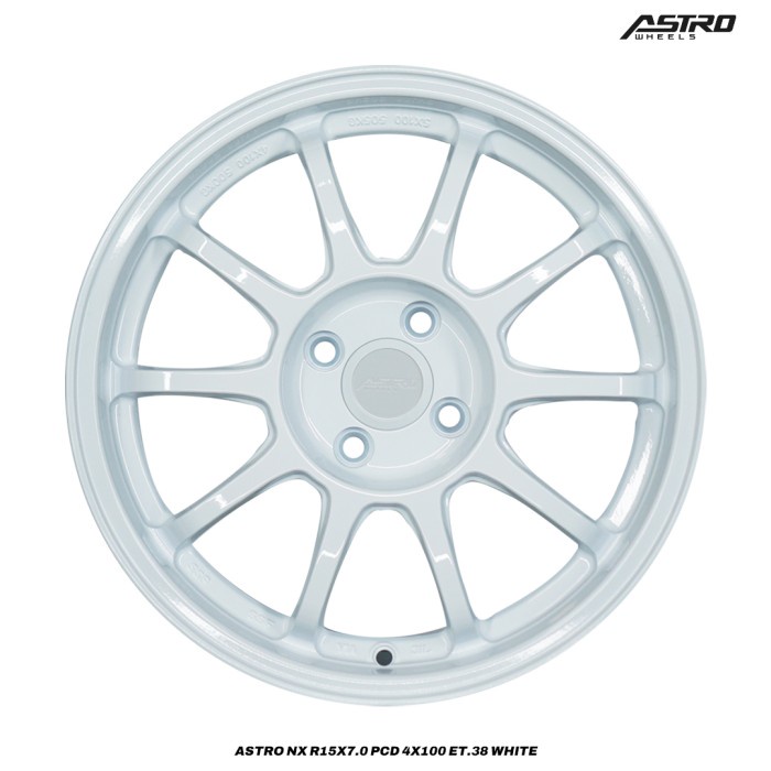 ASTRO NX R15x7.0 PCD 4x100 ET.38 WHITE