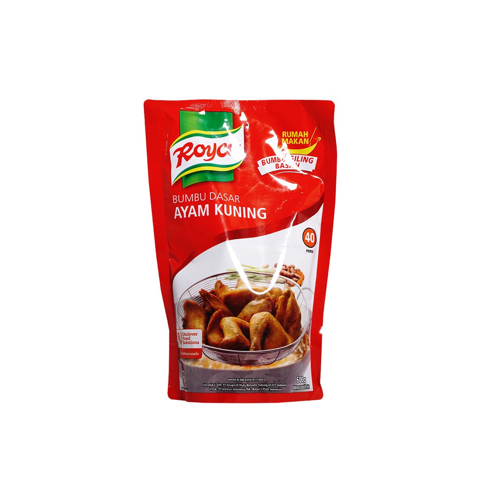 

Royco Bumbu Dasar Ayam Kuning 600Gr