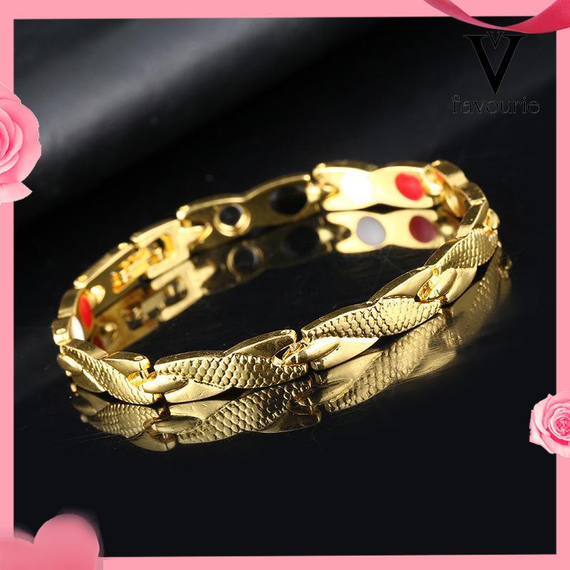 [COD]Terapi Magnet Gelang Naga Pria yang Dapat Dilepas 7mm Gelang Pasangan Sederhana-FA