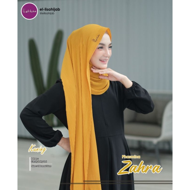 Pashmina Zahra full plisket by El-lisa