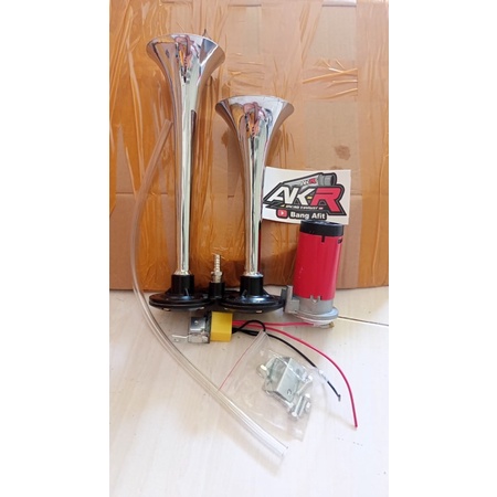 Klakson trompet 2 corong ala hino rk tanpa tabung udah ada dinamo