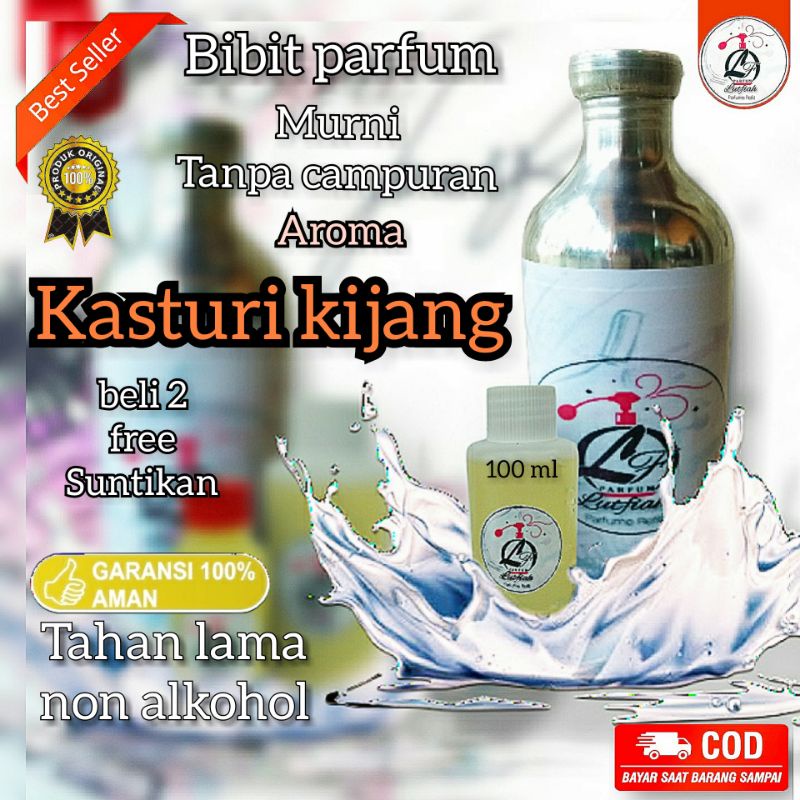 Bibit/biang parfum minyak wangi KASTURI KIJANG isi 100 ml