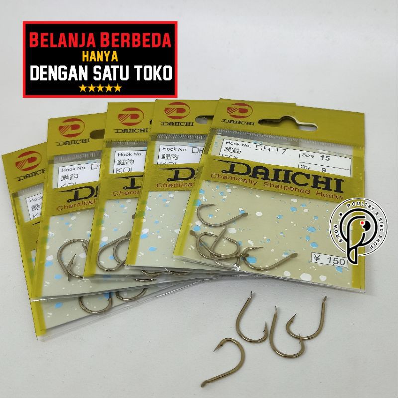 MATA KAIL PANCING DAIICHI DH-17 (TANPA LUBANG) GALATAMA NO 15 & 16
