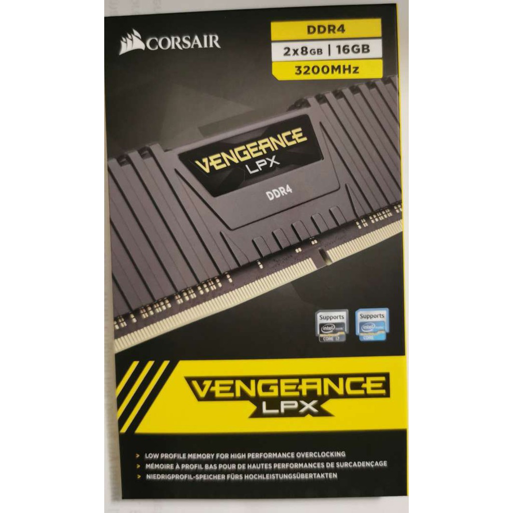 Corsair Vengeance LPX 16GB DDR4 PC 3200 MHz (2x8GB) CMK16GX4M2B3200C16