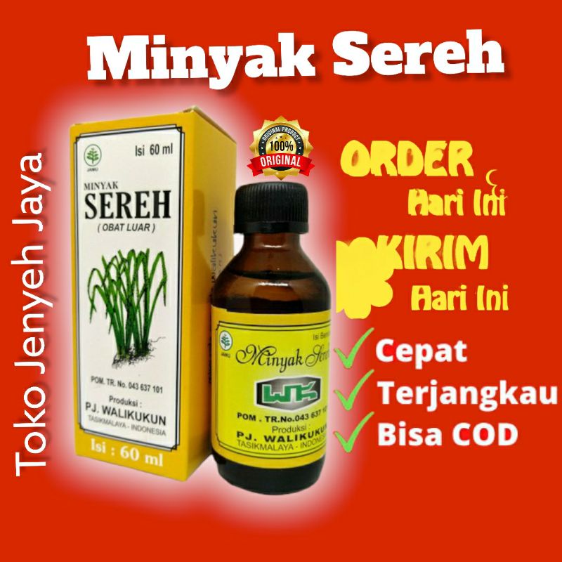 Minyak Sereh Walikukun Original 60 ML