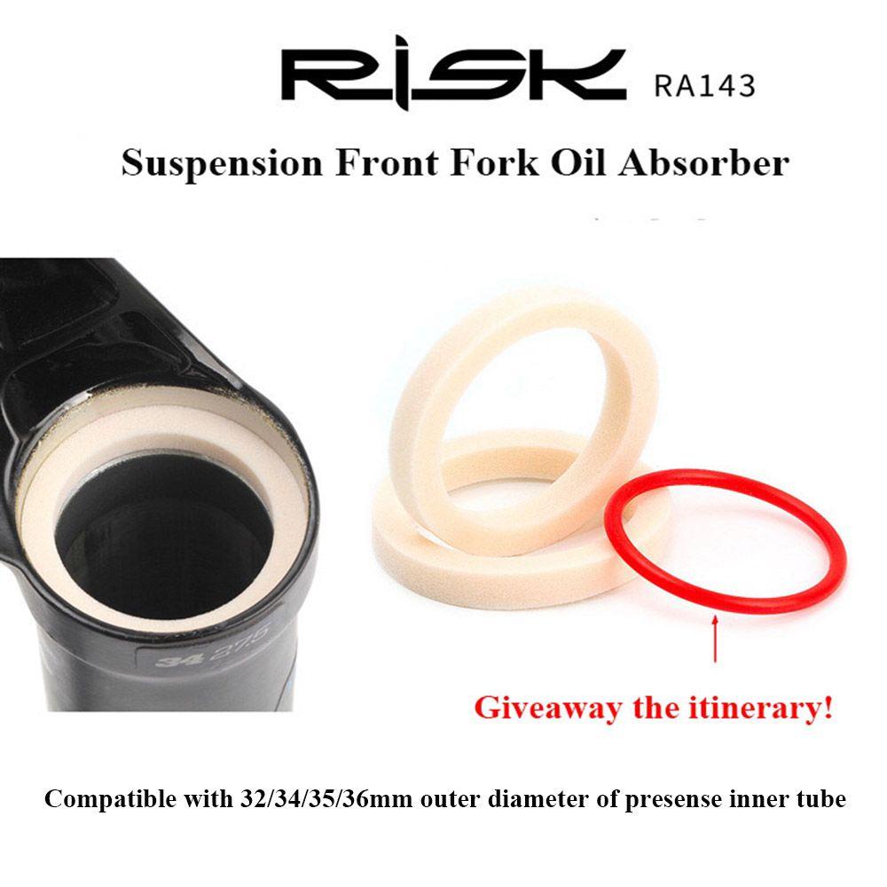 Suyo 2Pcs Front Fork Maintenance 32 /34 /35 /36mm Aksesoris 32-36mm Front Forks Forks Sponge Ring