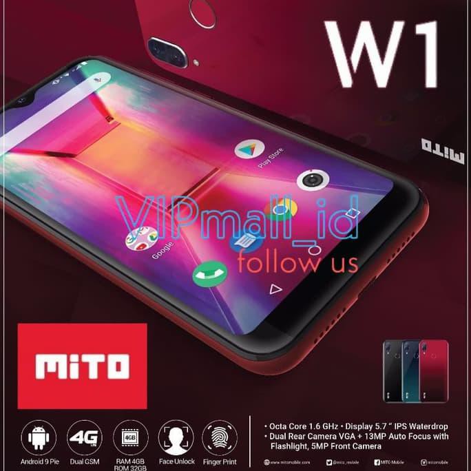 TERMURAH MITO W1 4/32 - ANDROID 4G RAM 4GB/32GB READY STOCK