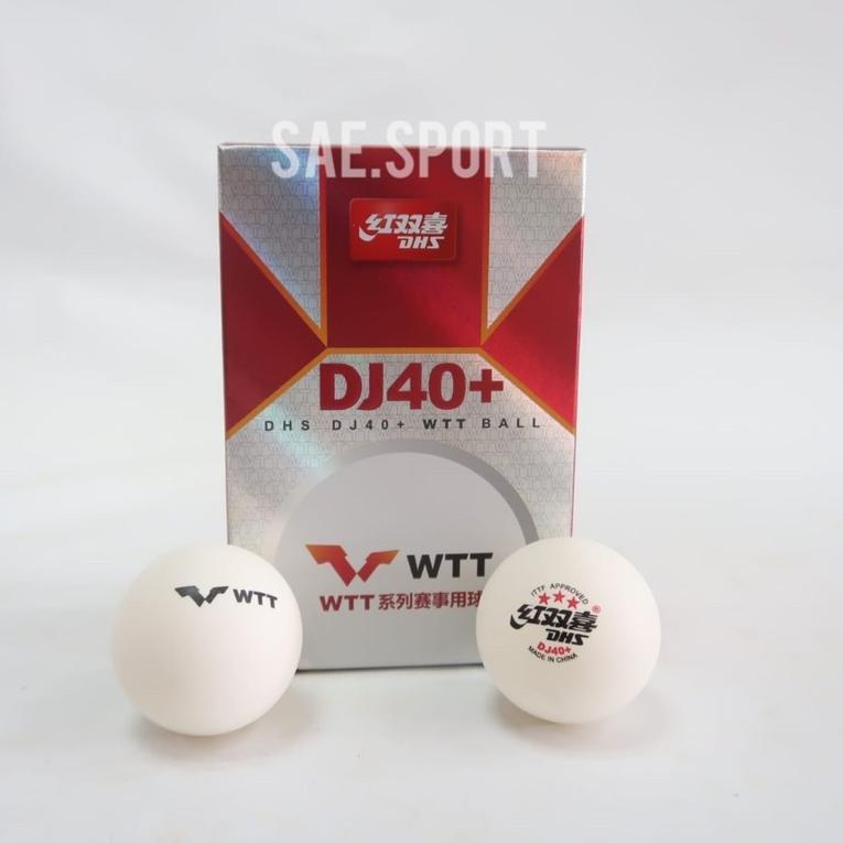 (O5T3) Bola pingpong tenis meja DHS DJ40+ 3star ORIGINAL //Banyak@peminat