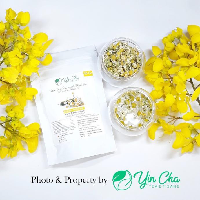 

[[BISA COD]] Top Grade Ultra Fine German Chamomile Flower Tea 10 Gram TERBATAS Kode 726