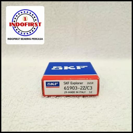 Ball Bearing Skf 61903 / 6903 Zz C3