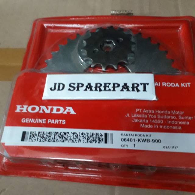 Gear Set Honda Blade Lama Tromol - Revo 110 Absolute 2008 2009 2010 Asli