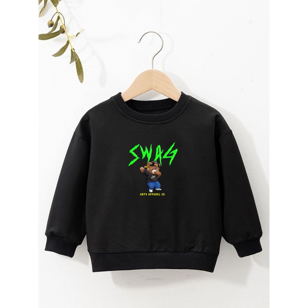 sweater anak laki laki usia 2-12 jaket anak perempuan SWAG