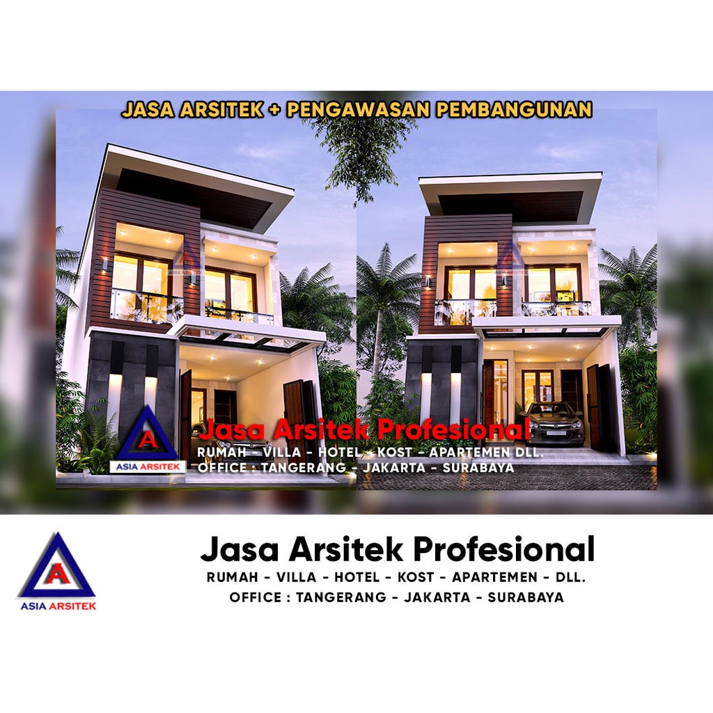 Jual Jasa Arsitek Desain Rumah Tropis Modern Mewah Di Kota Jakarta Timur Indonesia Shopee Indonesia
