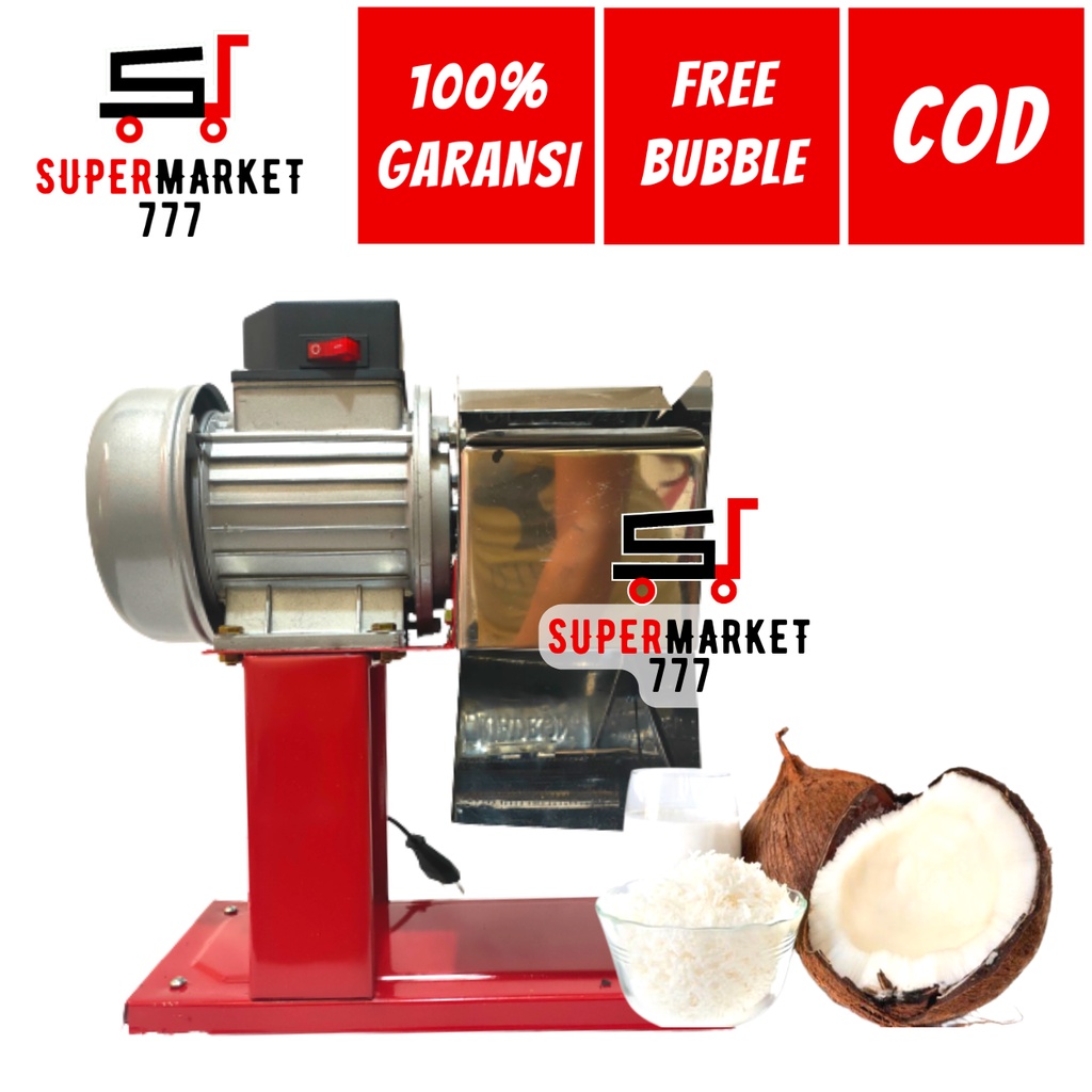 QUADRON ALAT MESIN DINAMO PARUTAN PEMARUT BUAH BATOK KELAPA SINGKONG LISTRIK STAINLESS STEEL MANUAL 