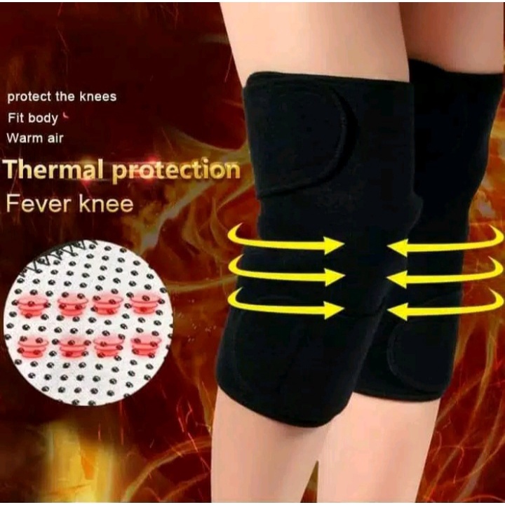 [BISA COD] Sabuk Terapi Pemanas Lutut / Magnetic Therapy Self Heating Knee Pads