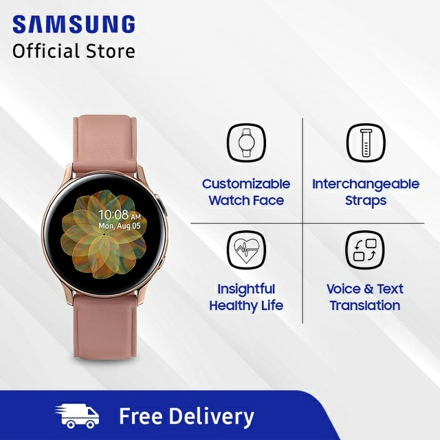 Jual Samsung Galaxy Watch Active 2 (40 mm Gold) Indonesia|Shopee Indonesia