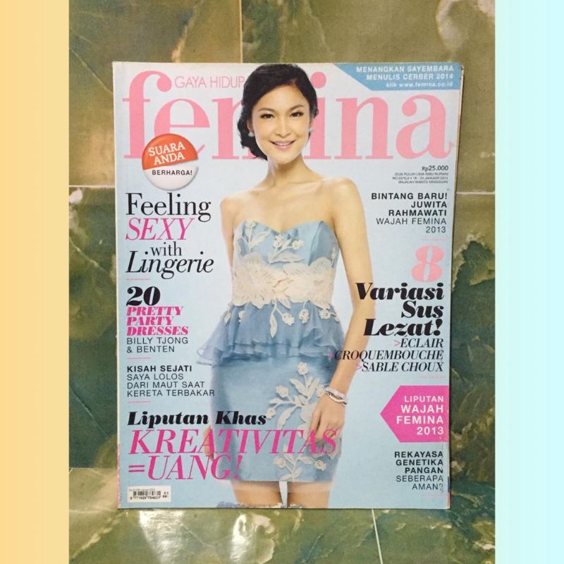 Majalah Femina 03/XLII, Tahun 2014, Cover: Juwita Rahmawati