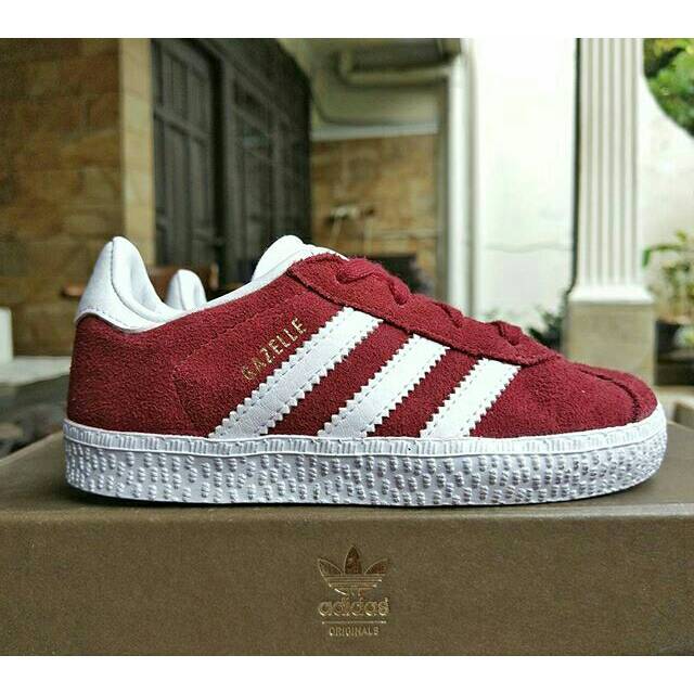 Adidas Gazelle Kids Red Shopee Indonesia