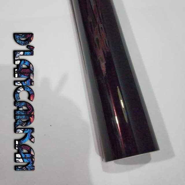 skotlet hitam kilap glossy
