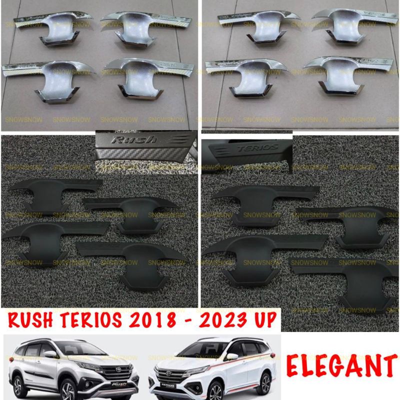 Outer Cover Mangkok All New Rush Terios 2018 2020 2022 2023 Elegant Hitam Chrome