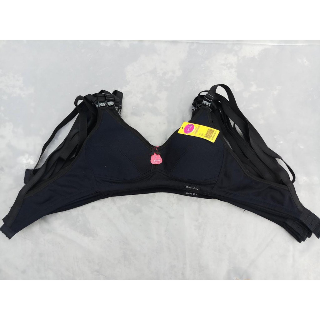 Bra Wanita / BH Sport Tanpa Kawat Katun /  Sportbra Adem dan Lembut