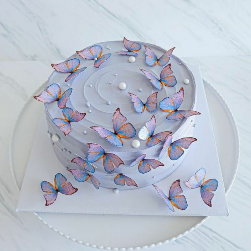 Topper Cake Kupu Kupu