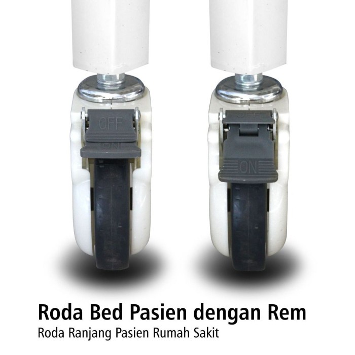 Roda Bed Pasien Dengan Rem Onemed OJ