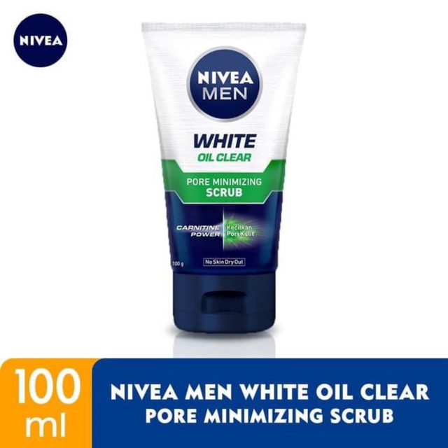 NIVEA MEN White Oil Clear Pore Minimizing Scrub 100ml