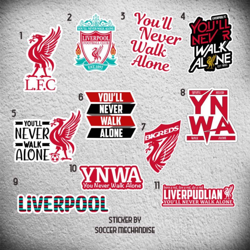 

Stiker Pack Bola Liverpul