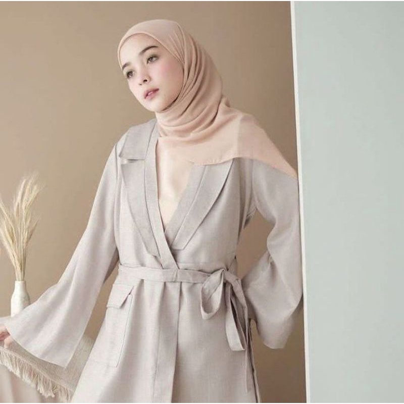 Jasmine Square Jilbab Segi Empat Premium Ceruty Babydoll Armani Hijab Premium Square by Muyasa Hijab