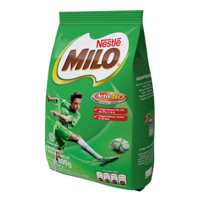 

Milo Activ-Go coklat 800gr