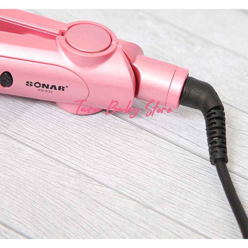 Tarababystore I Catokan Sonar SN 832 Curly 3in1 / Catok Sonar 3in1 Hair Curlers Very Hot