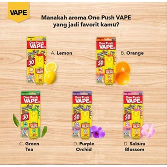 One Push VAPE untuk 30 Hari