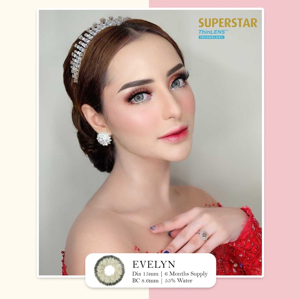 Superstar Evelyn lensa warna softlens premium