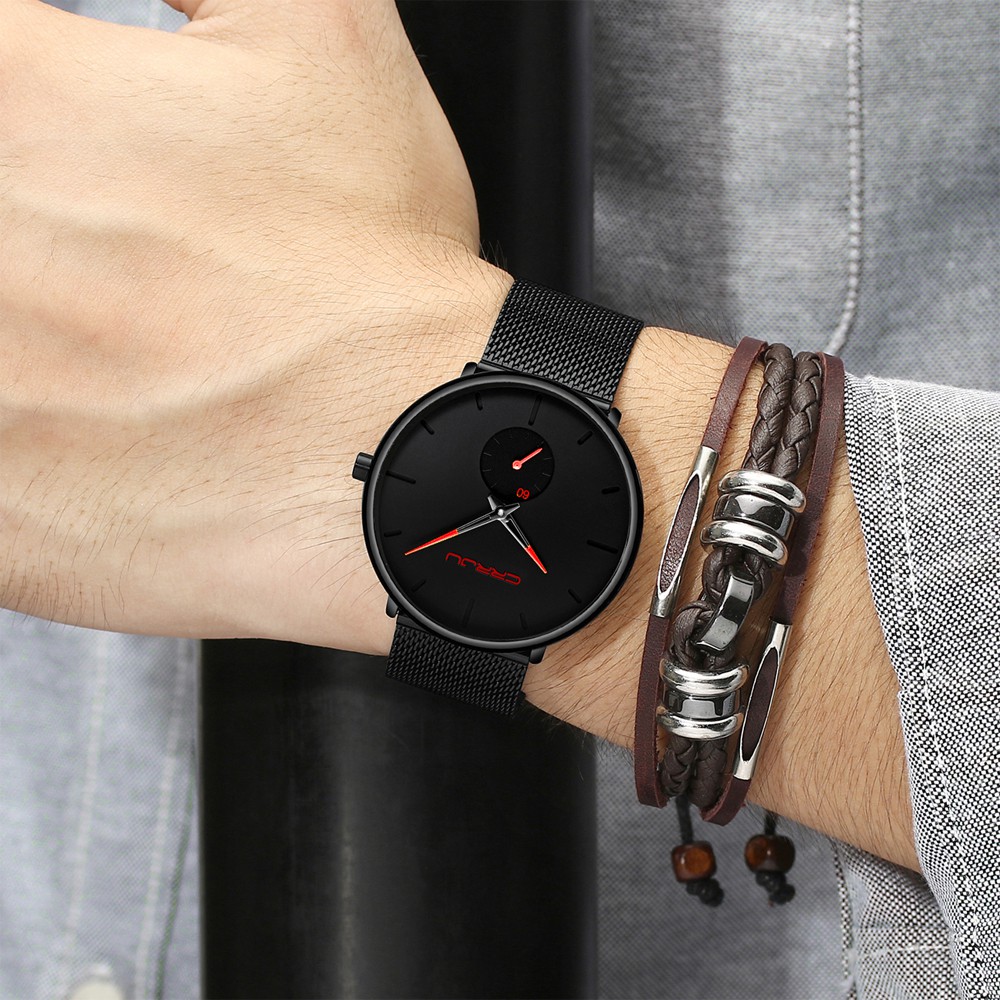 Jam Tangan CRRJU / Ready 13 Warna / Jam Tangan Pria Jam air samping olahraga fashion Jam tangan penjualan panas