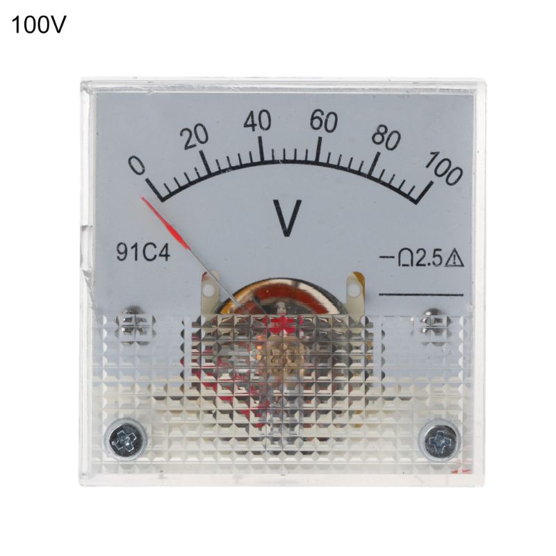 Gro Untuk DC Voltmeter Analog Panel Voltage Meter Dial Mekanik Tipe Voltage Panel M