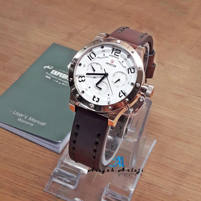 JAM TANGAN EXPEDITION WANITA E6381 ROSEGOLD ORIGINAL