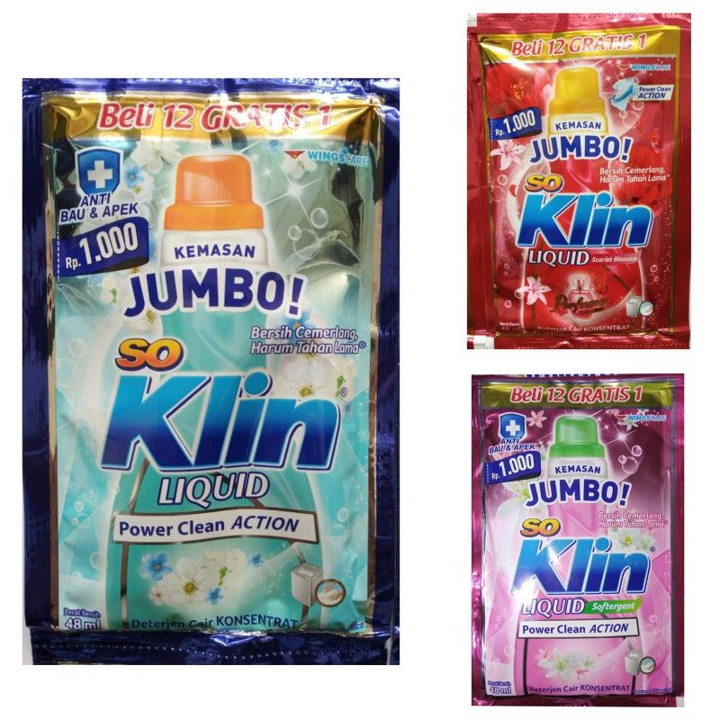 SO KLIN LIQUID RENCENG RP.1000 (1 RENCENG)