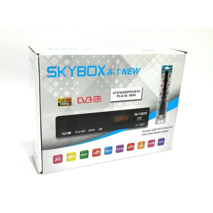 Receiver Parabola Skybox A-1 New Dvb S2 Full Hd Free Hdmi