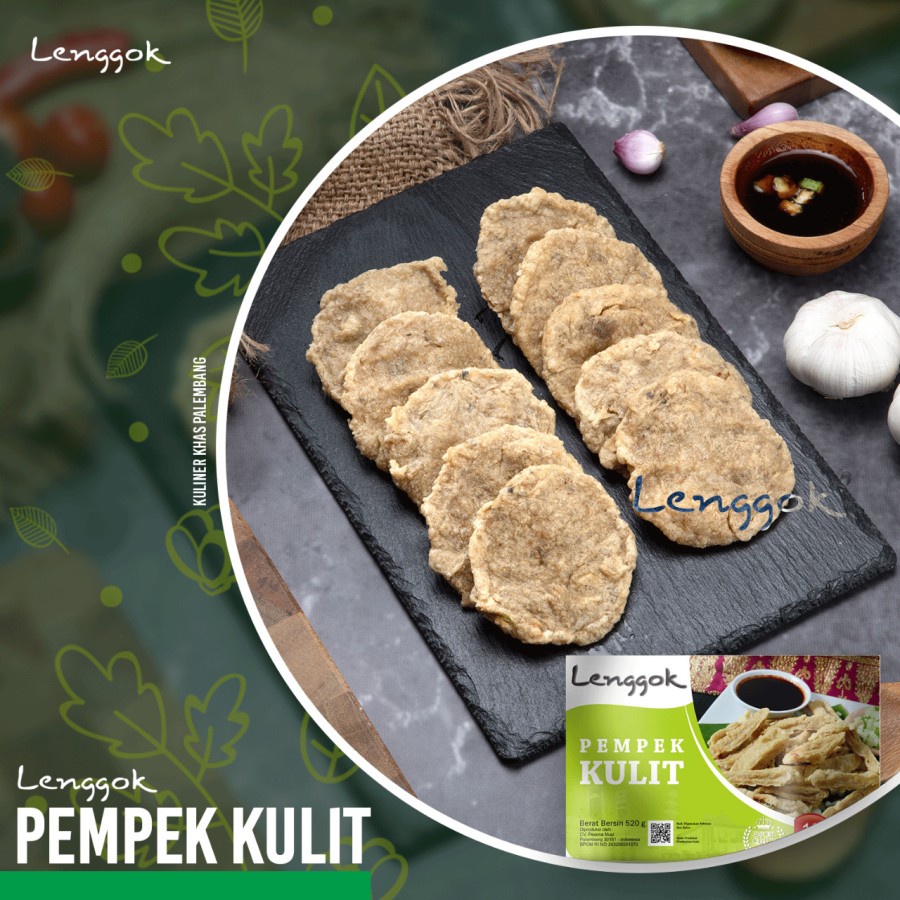 

Pempek Lenggok Kulit Crispy 520 GR - Asli dari Palembang