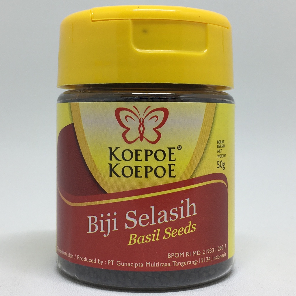 

Koepoe Selasih Biji 50gr