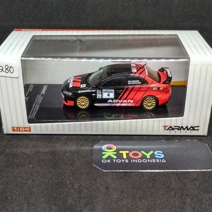 Tarmac 1:64 mitsubishi evo X JRC ADVAN Rally