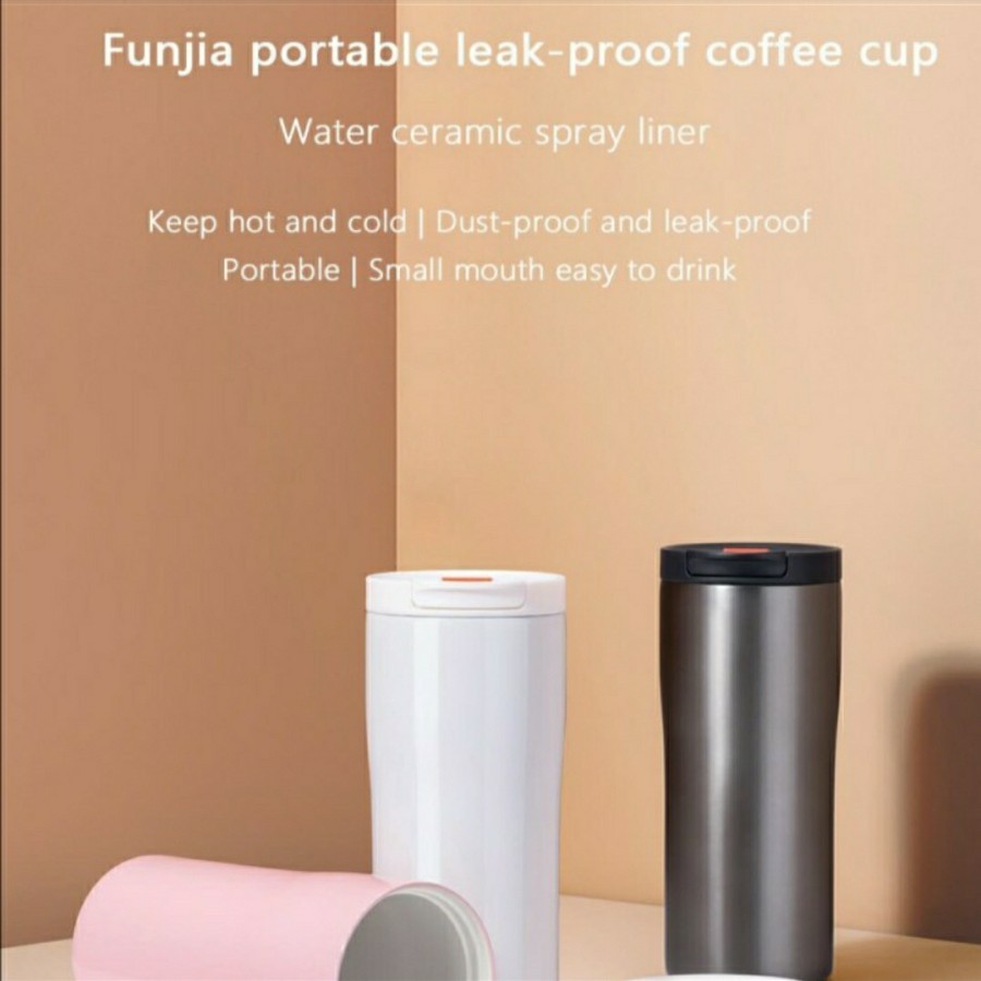 Funjia Portable leak Proof coffe cup 480ml - Vacuum thermos