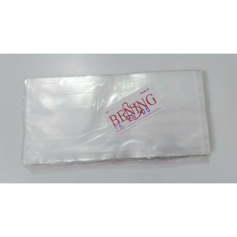 plastik PP tebal 06 uk 12x25