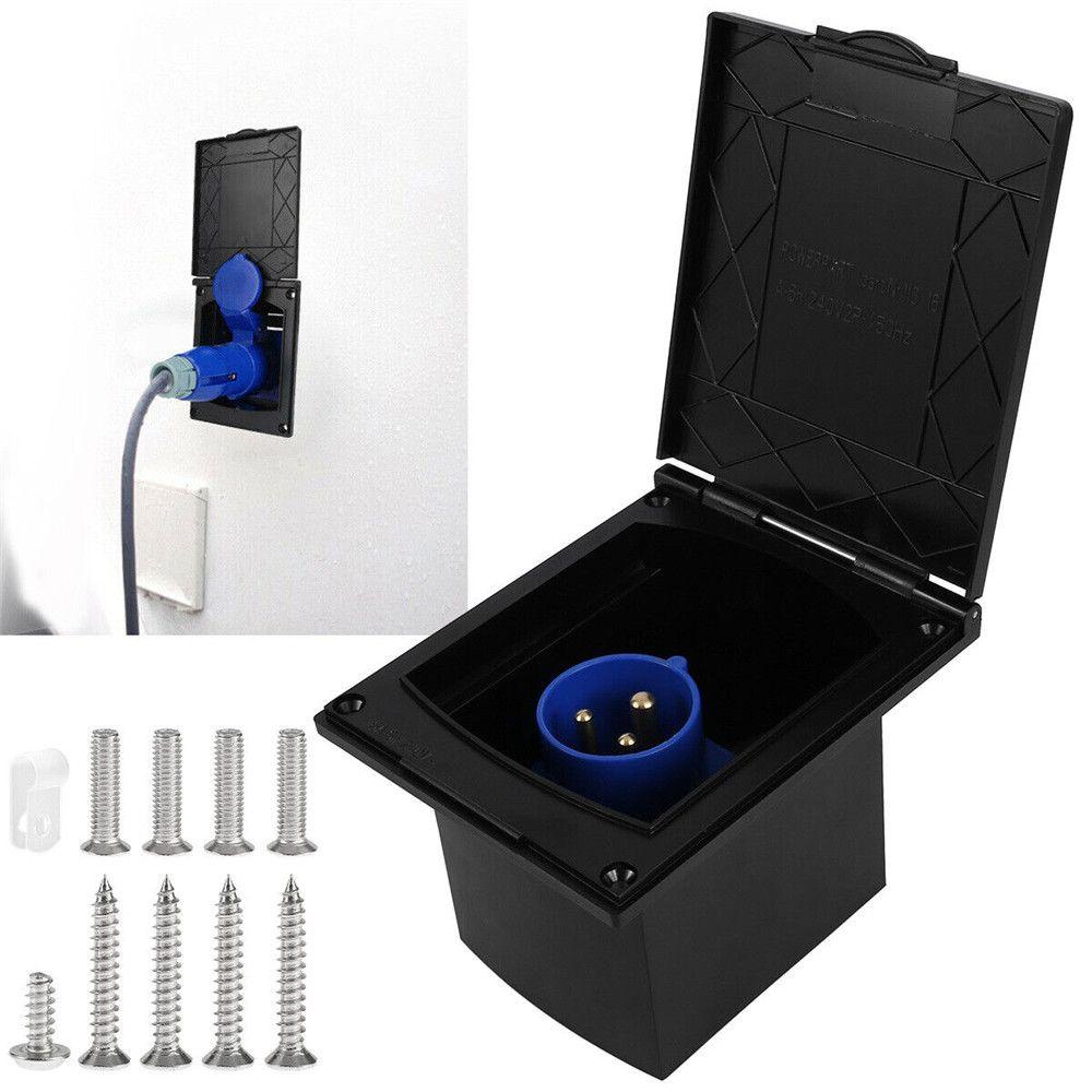 Preva Induk Hook Up Socket Soket Pengganti Inlet Caravan Motorhome High Quality