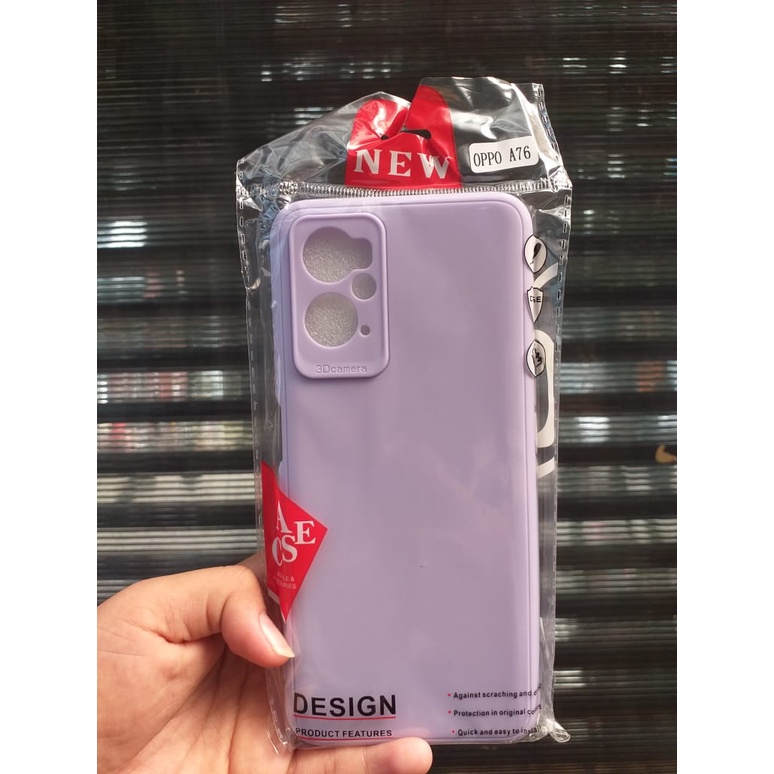 Case Pro camera Macaron Oppo A36/A76 Silikon Softcase Matte Casing